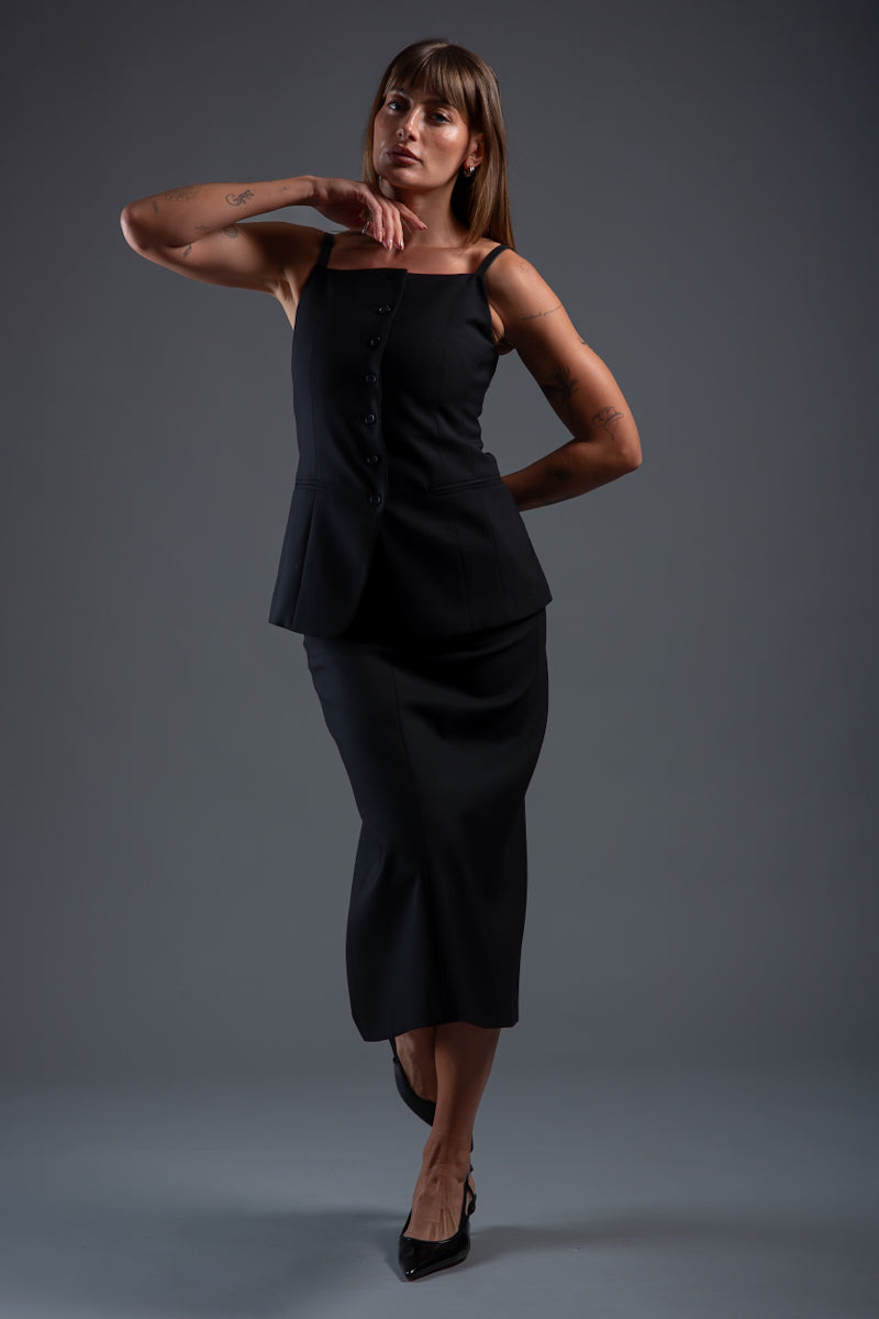 CALISTA - Long Waistcoat