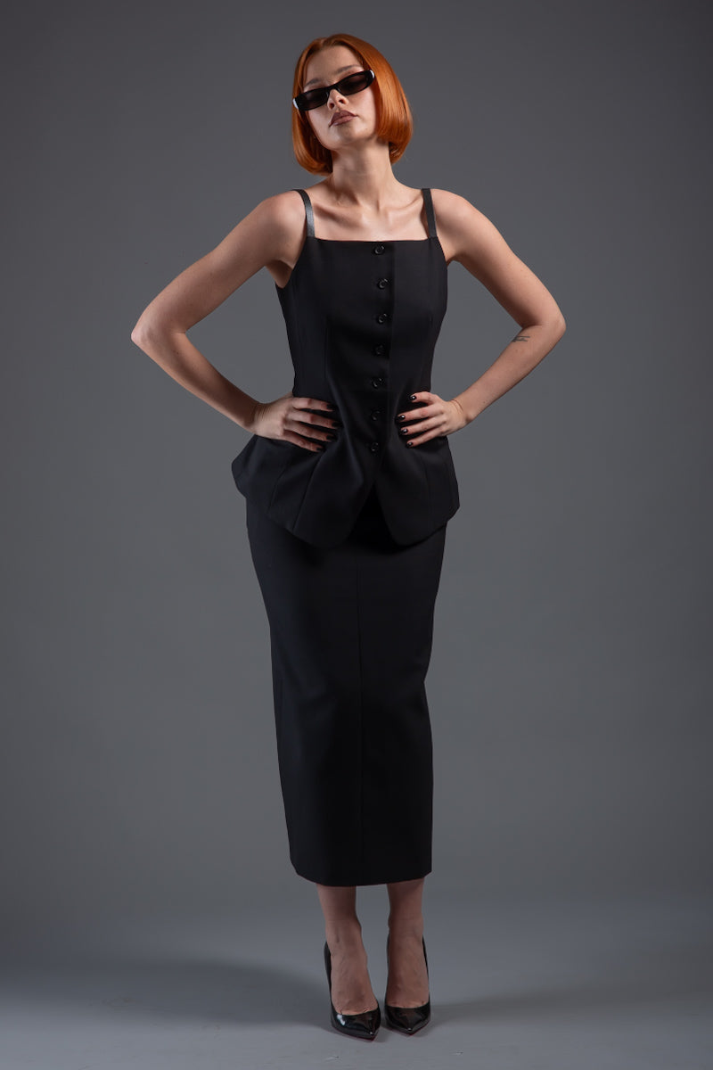 CALISTA - Long Waistcoat