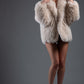 LUNE - Hooded Fur Coat