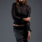 VEIL - Silk Lace Skirt